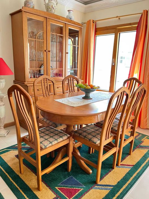 Mobília de sala de estar e jantar completa