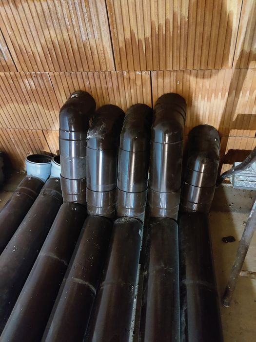 Rury spustowe 110 4m Gamrat PVC plus kolanka i docinki