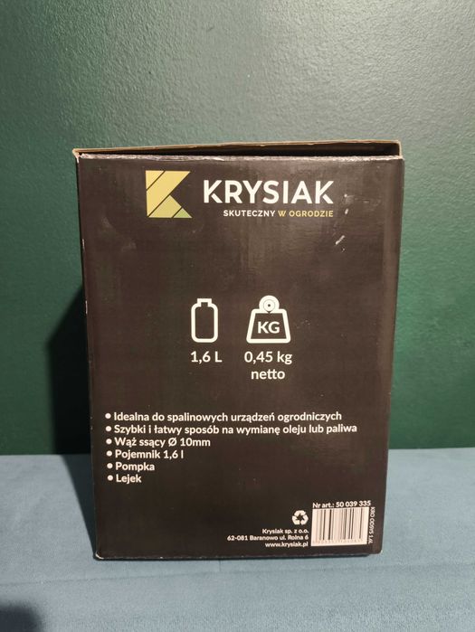 Odsysarka do oleju