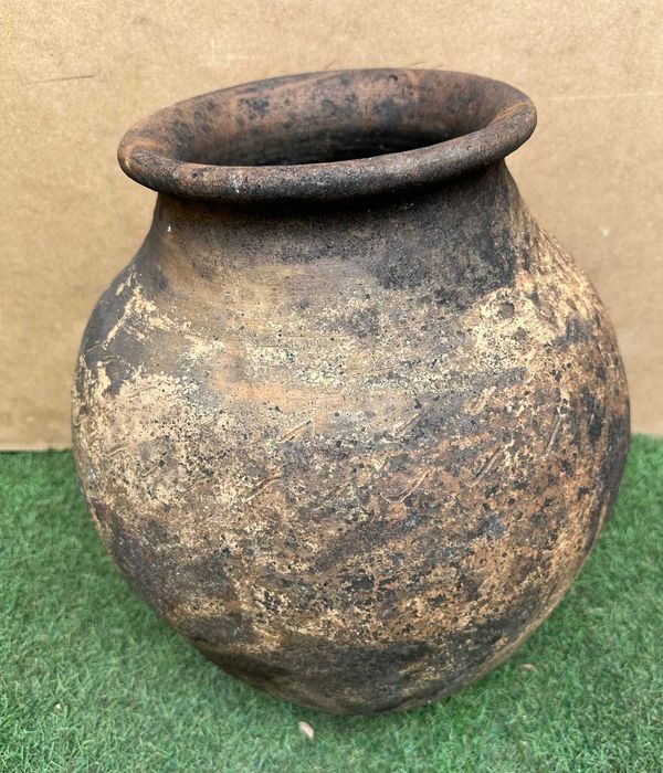Talha antiga, pequena, em terracota com mais de 100 anos