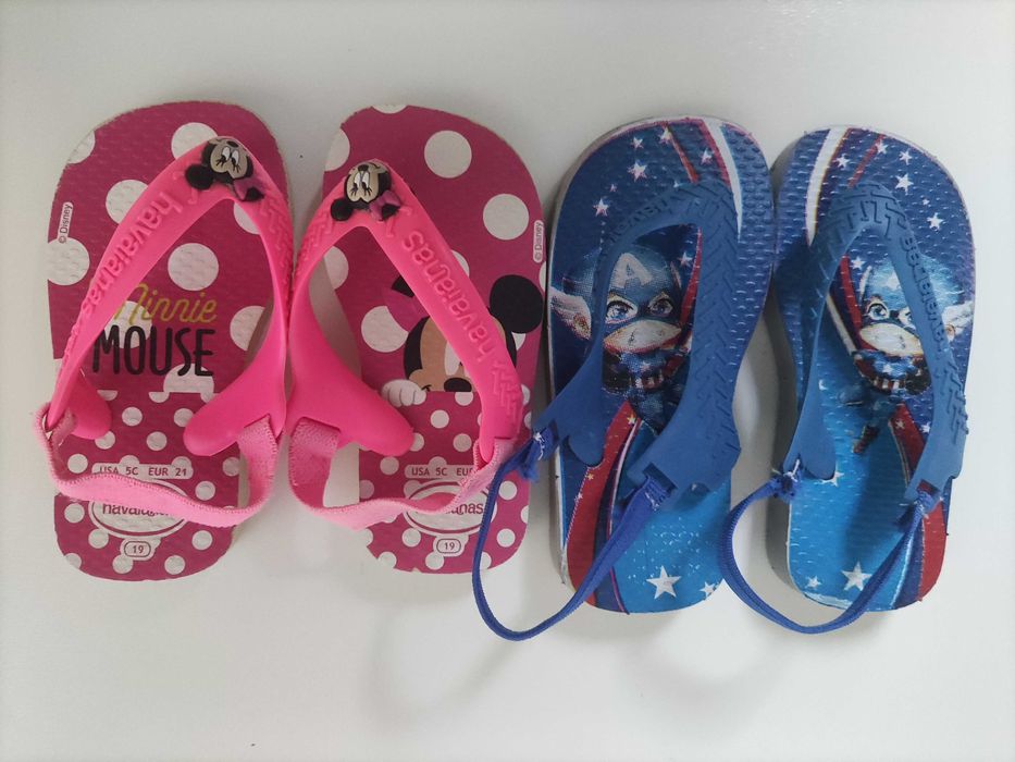 Chinelos Havaianas 21 e 23