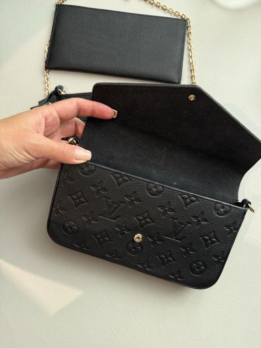 Torebka Louis Vuitton Pochette Félicie – Czarna Empreinte