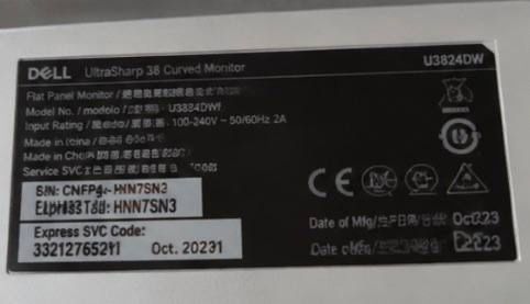 Dell UltraSharp U3824DW 38" Curved IPS Black | Новий | Повний комплект
