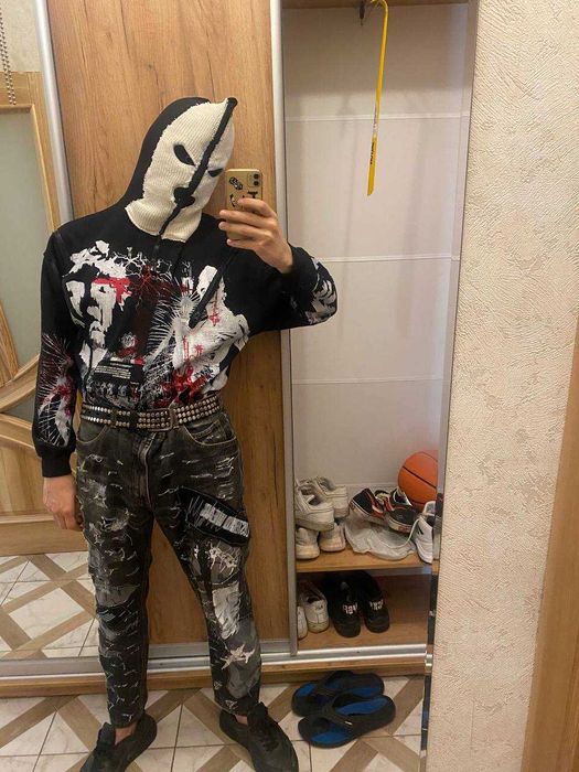 Кастомная худи+балаклава бренда Lusterko Wear