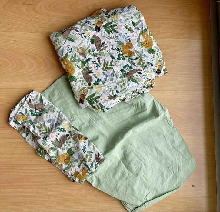 Conjuntos Lençóis e capas edredão para cama berço bébé 60*120