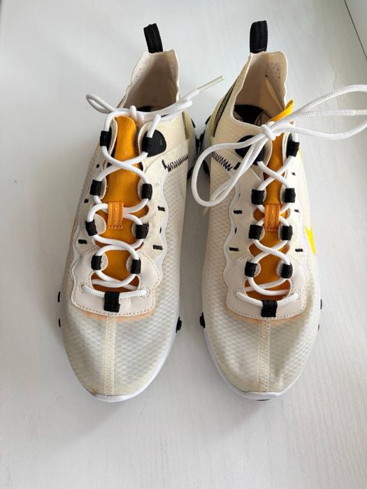 Круті літні кросівки Nike React Element 55 SE “University Gold”