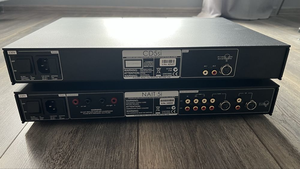 Zestaw stereo Naim wzmacniacz 5i CD 5si
