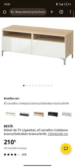 Móvel TV Ikea/BESTA
