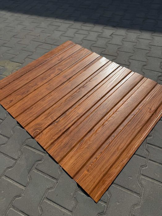Blacha trapezowa drewnopodobna ! Na wymiar | Szybka dostawa !