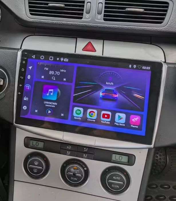 Rádio Android 14 com GPS Volkswagen Passat B6/B7 (Artigo Novo)