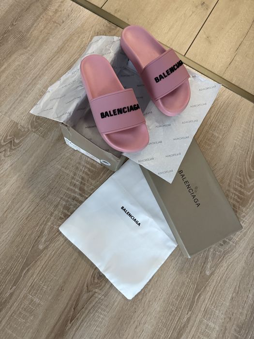 Klapki Balenciaga Sandały BB