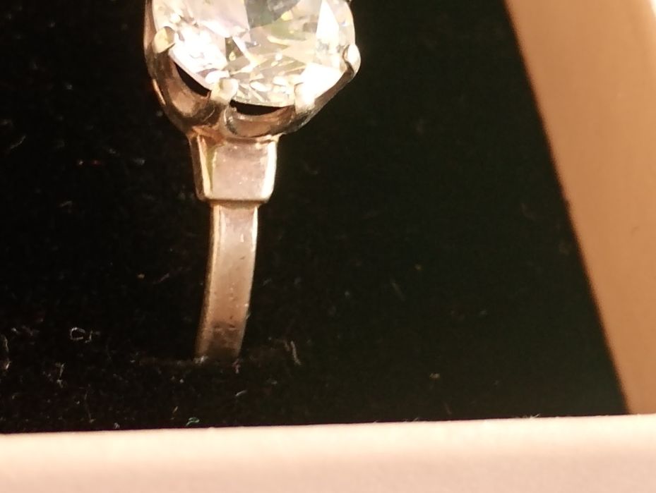 Pierścionek srebrny stary