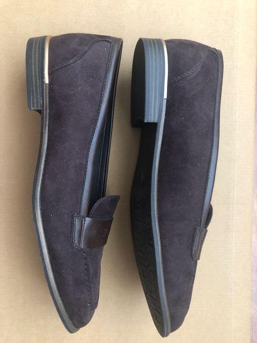 ESPRIT nowe mokasyny buty zamszowe r.41