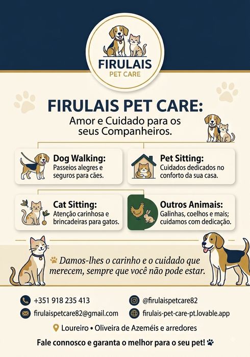 Pet Sitter dedicada/o para o seu animal de estimação