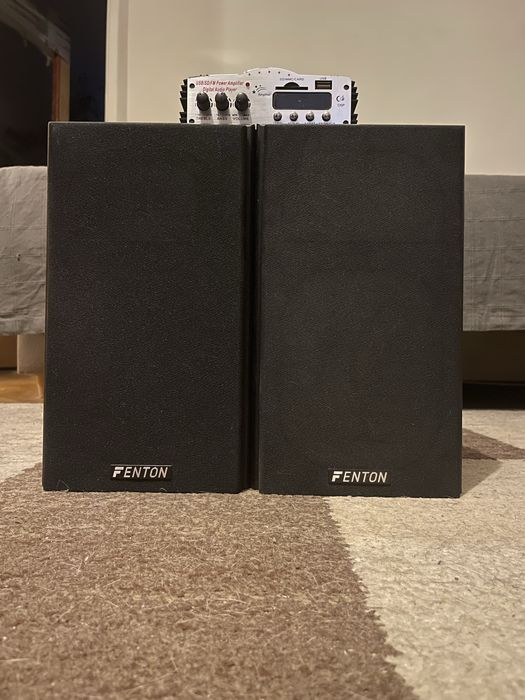 Głośniki Fenton + wzmacniacz Voice Kraft