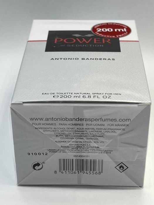 Antonio Banderas Power of Seduction edt 200 мл Оригинал