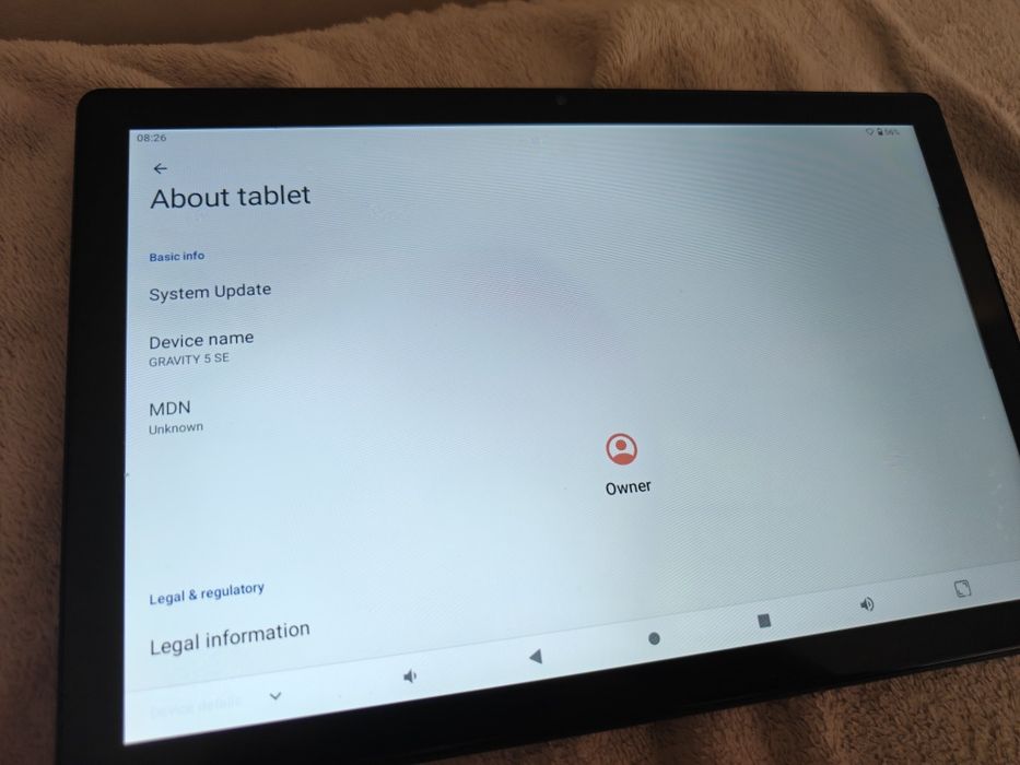 Android tablet como NOVO