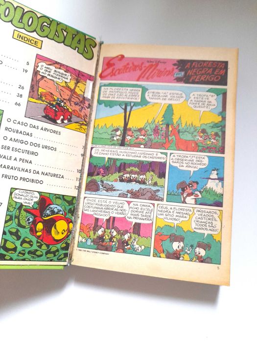 Livro Vintage de BD Disney Especialíssimo Número 49 Coleção Anos 90