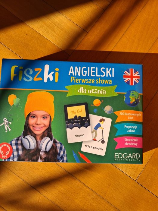 Fiszki karty do nauki angielskiego nowe