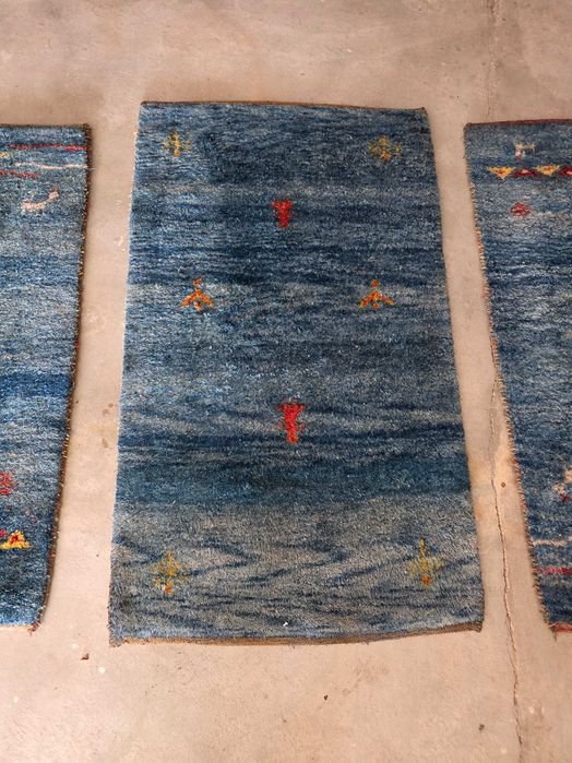 Tapete Indiano Gabbeh Royal, 100% Pura Lã Virgem, 118 cm x 80 cm