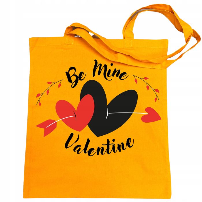 walentynki torba ekologiczna modna nadruk