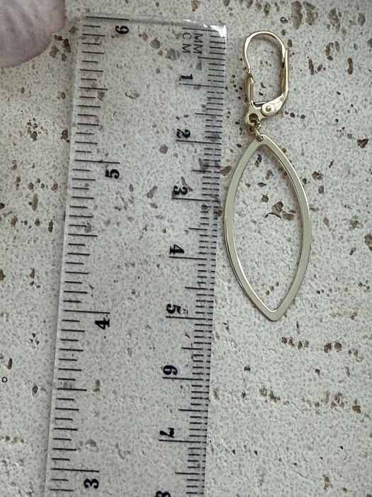 Złote kolczyki wiszące pr.585/2,03g