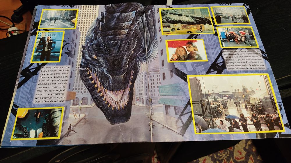 Godzilla Panini Cromos coleção completa 1998