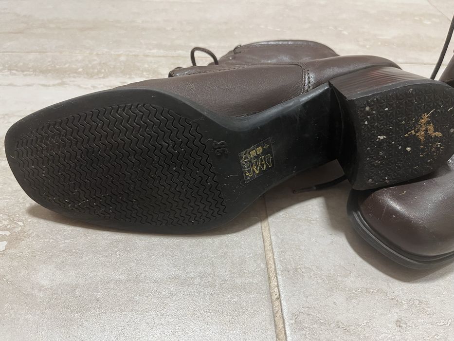 Ботинки из натуральной кожи