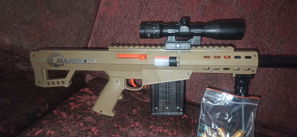 Дитяча вінтовка з викіданям патронів Barrett Sniper Gun