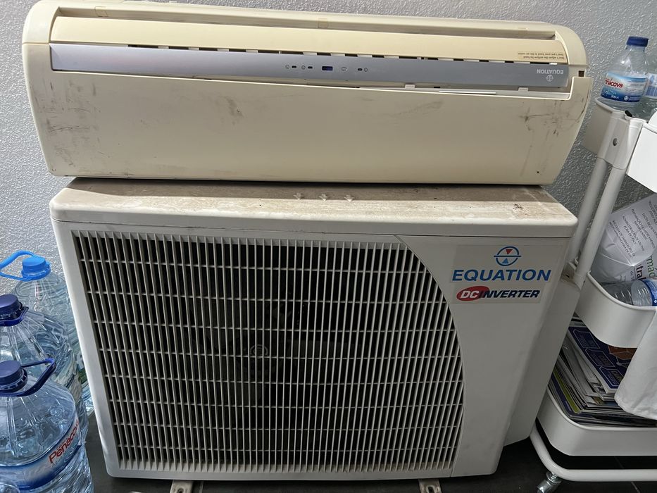 Ar condicionado avariado