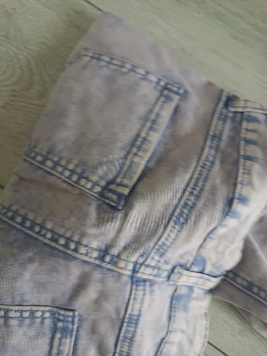 Spodnie marmurkowe tie dyi Reserved w27 l32 s XS skinny rurki