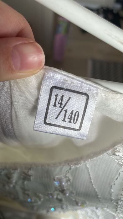 Sukienka Komunia 140 r biała