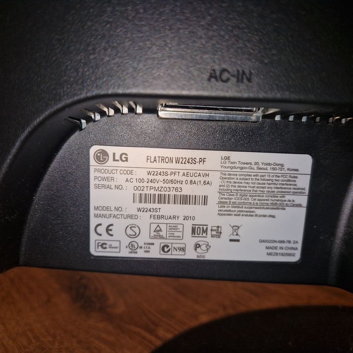 Monitor LG do komputera