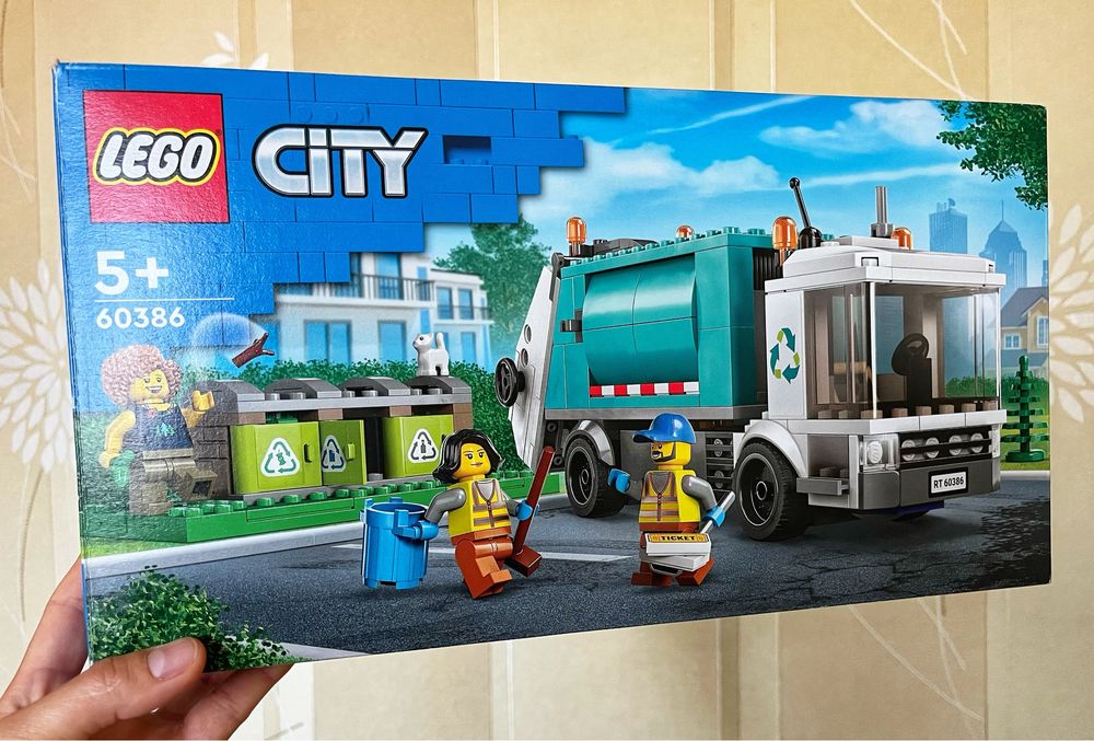 Конструктор Lego 60386 Сміттєпереробна вантажівка