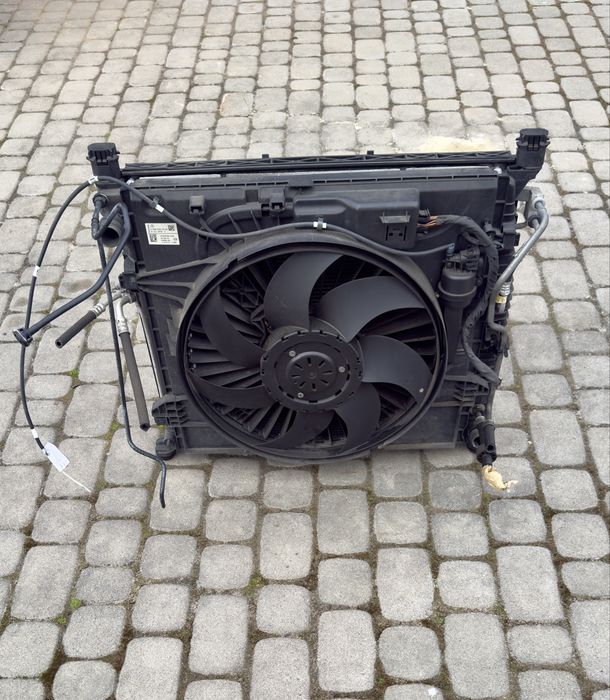 Komplet Chłodnic Mercedes GLE 350 GL GLS ML W166 chlodnice  Wentylator