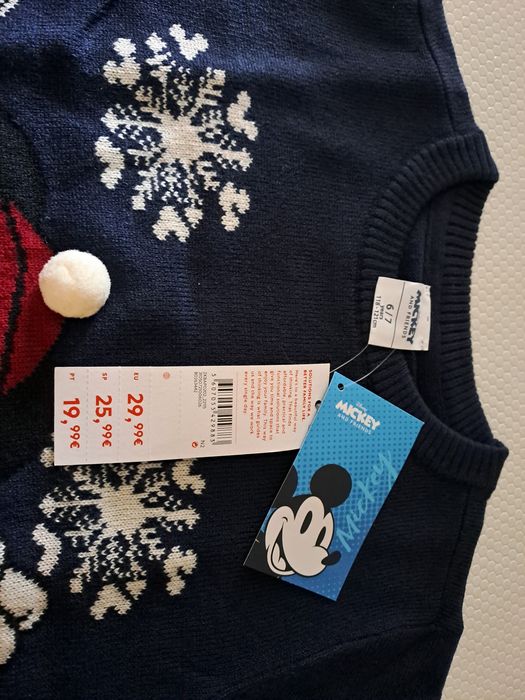 Camisola Natal menino Nova