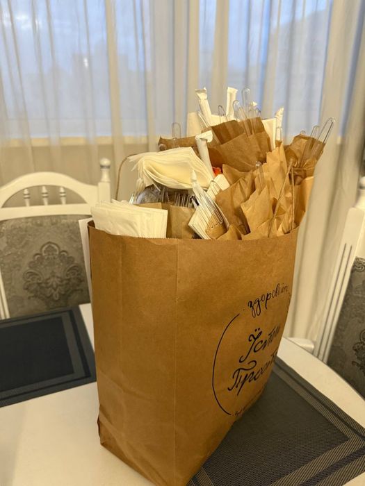 Набор одноразових столових приборів (весь пакет)