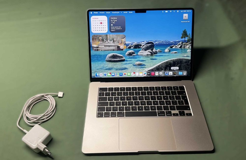 MacBook Air 15' M2 16GB SSD 2T Cinza em estado novo