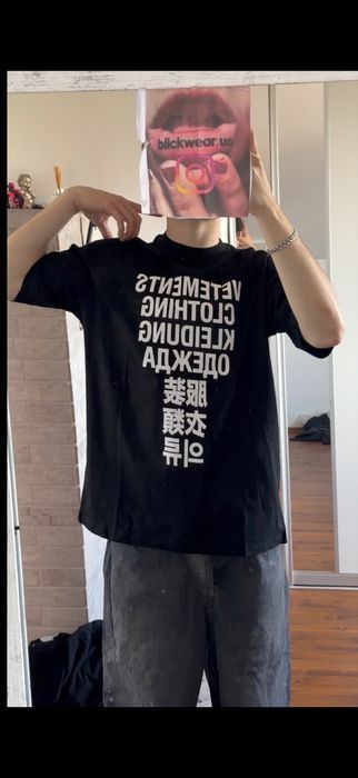 футболка Vetements одежда Balenciaga S M L  rick owens maison margiela