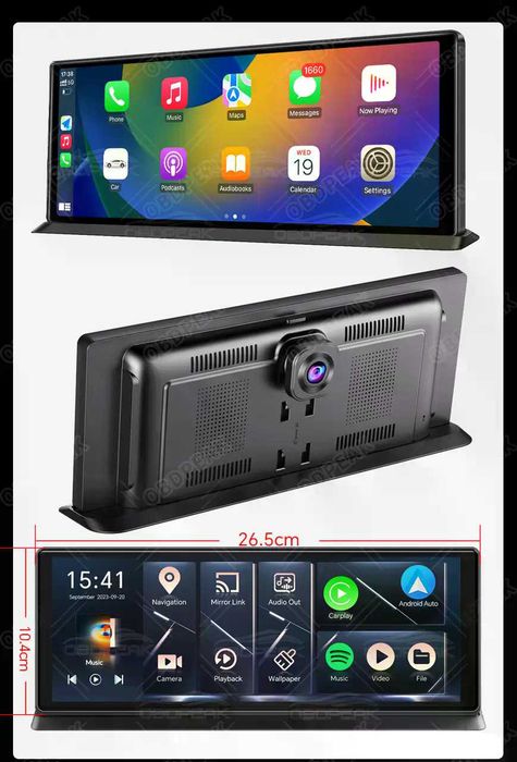 Програвач, Карплей, Андроїд К60 Pro з реєстратором 4/64 Гб