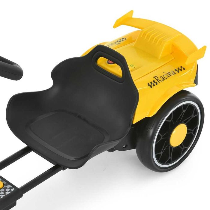 Дитячий електро карт картинг Bambi Пульт,світло,музика,складний до30кг