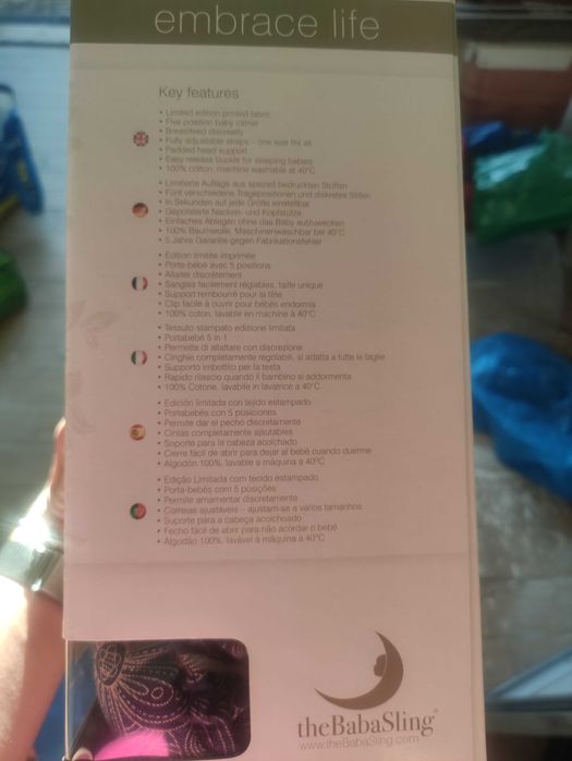 Marsúpio "Babysling" praticamente novo