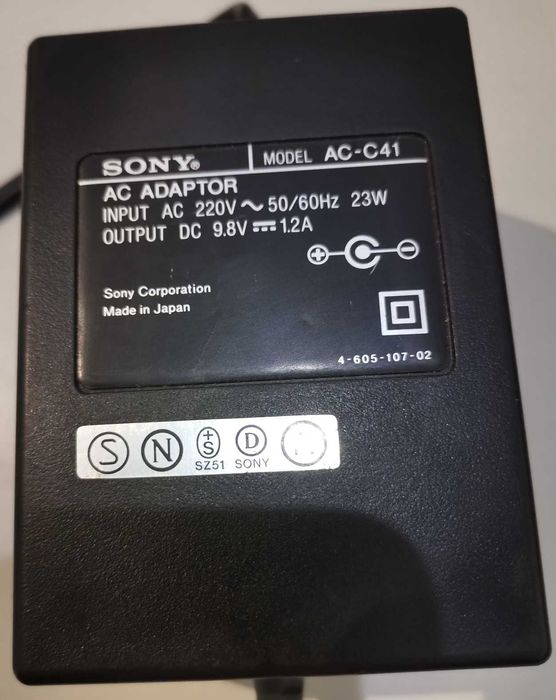 Transformador Sony AC-C41 (9,8V)