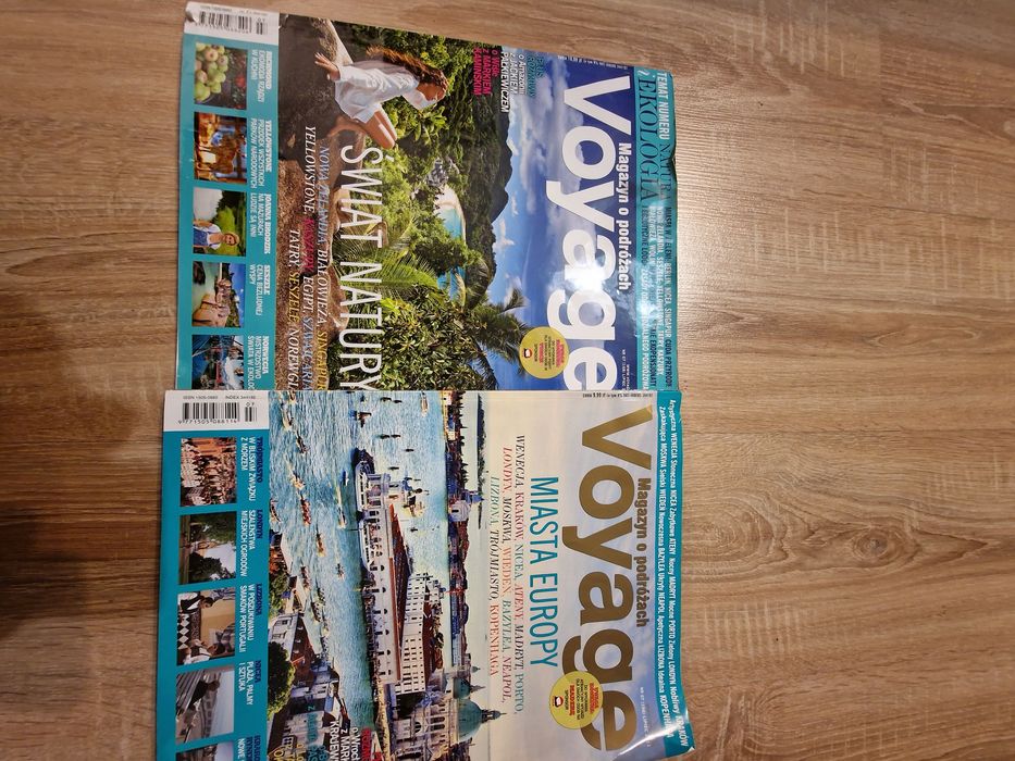 Magazyn o podróżach Voyage 2szt
