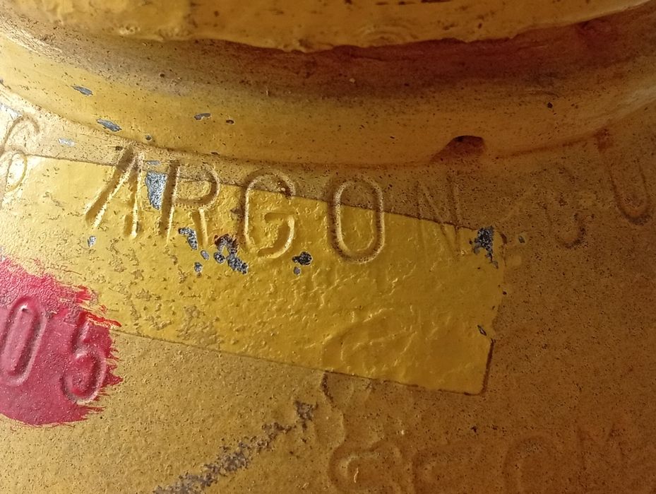 Garrafa argon ou corgon