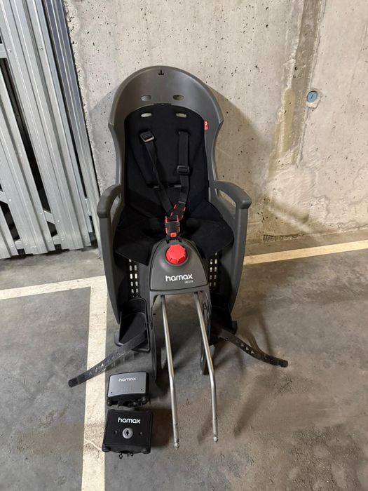 Fotelik Hamax Siesta Czarny 2 adaptery