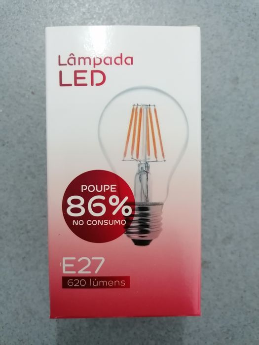 Lâmpadas LED 620lumens 6W NOVAS