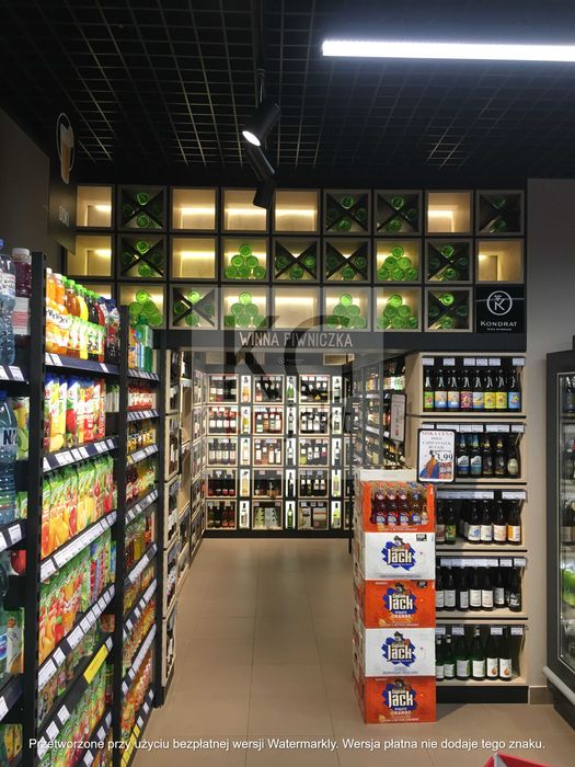 Regały na alkohol monopolowe półki alkoholowe Producent