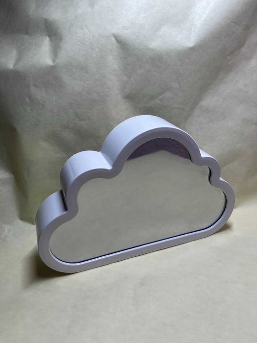 Світлодіодний нічник-дзеркало з 3D ефектом Хмара з тюльпанами