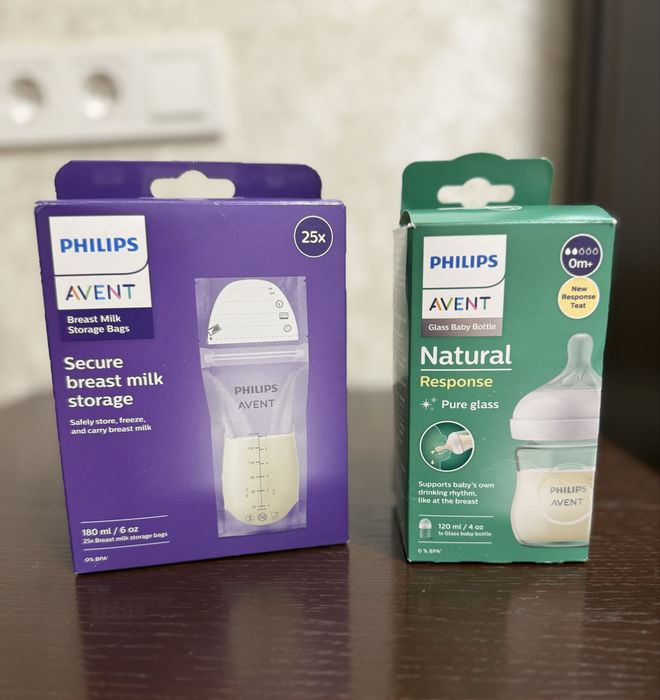 Пляшечка для годування Філіпс Авент природний потік 0+